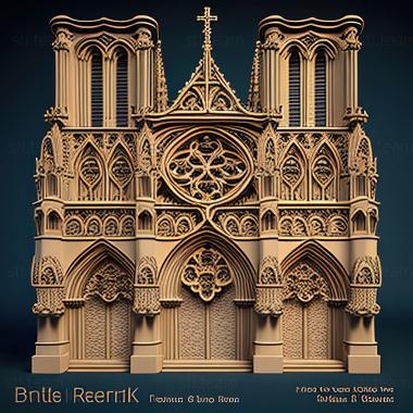 3D model st notre dame (STL)